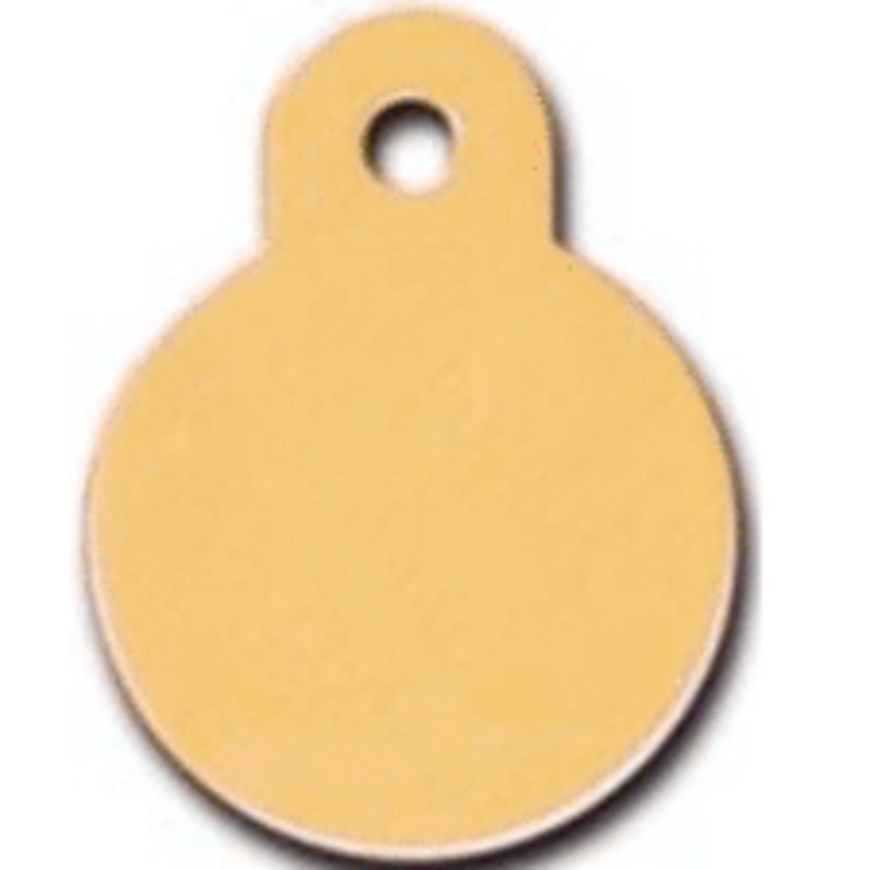 I.D Tag Circle Small Mustard 2.1×2.3cm