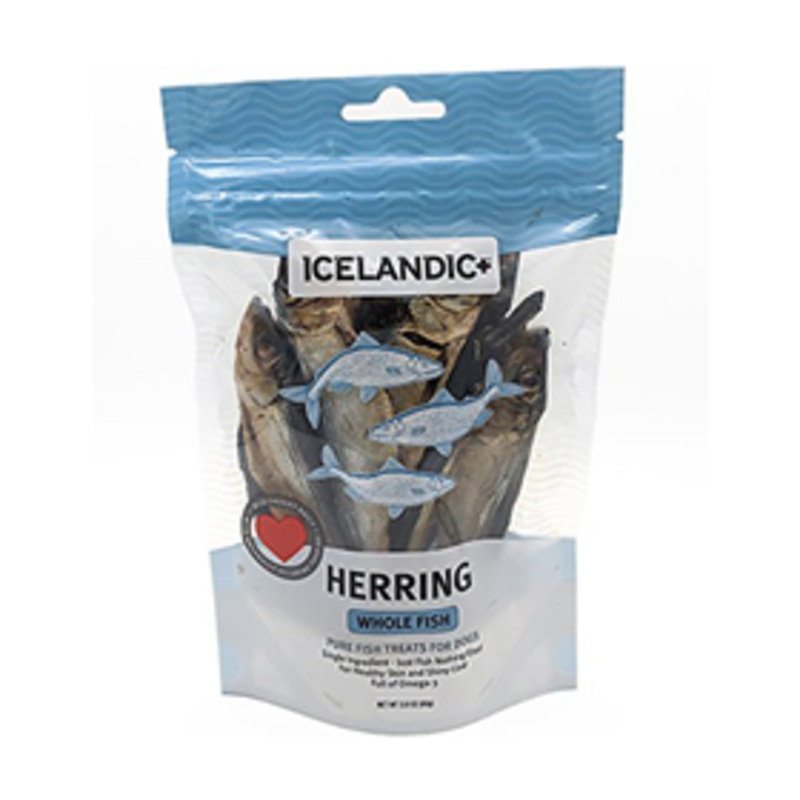 Icelandic+ Herring Whole Fish Dog Treats 3 oz.
