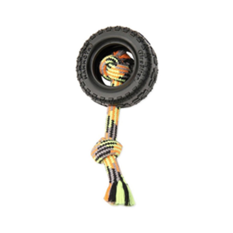 Mammoth TireBiter II with Rope Dog Toy