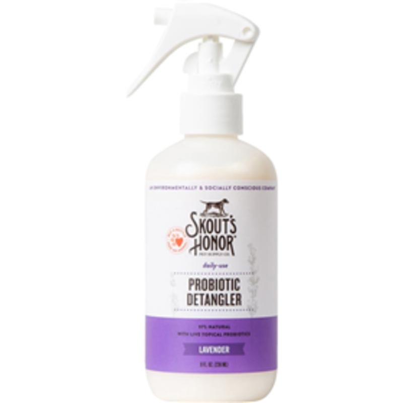 Skout’s Honor Probiotic Lavender Pet Detangler 8 oz.
