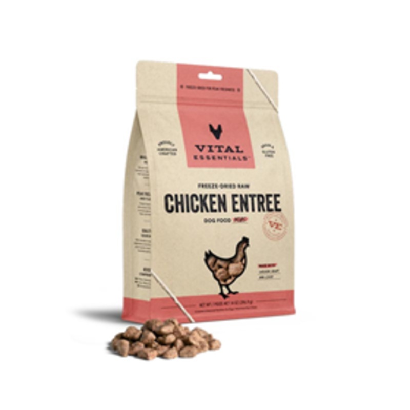 Vital Essentials Freeze-Dried Raw Chicken Entree Dog Food Nibs
