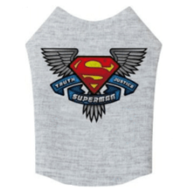 Waudog Superman Logo Jumper|XS25|XS30|S30|S35|S40|M40|M45|M47