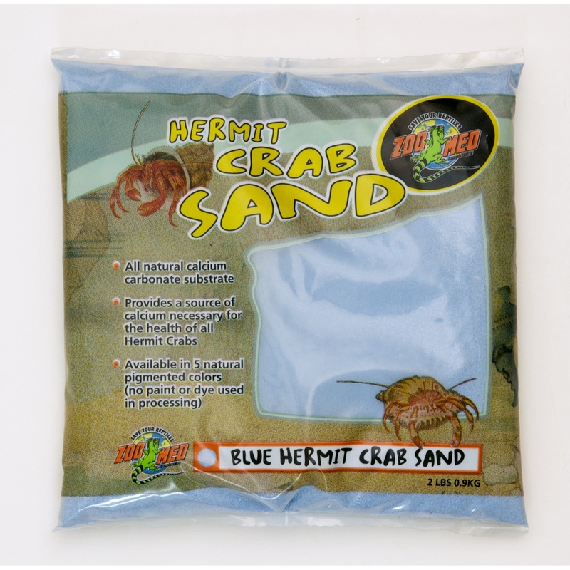 Zoo Med Hermit Crab Sand – Blue 2 Pound