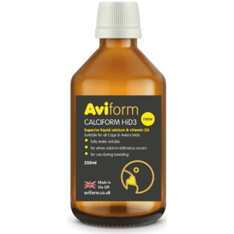 Aviform Birds Calciform HiD3 – Liquid Calcium for Cage & Aviary Birds 250ml