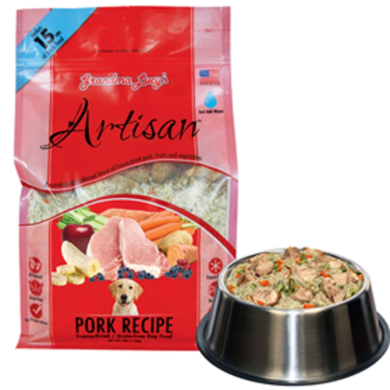 Grandma Lucy’s Artisan Pork Recipe Freeze Dried Dog Food