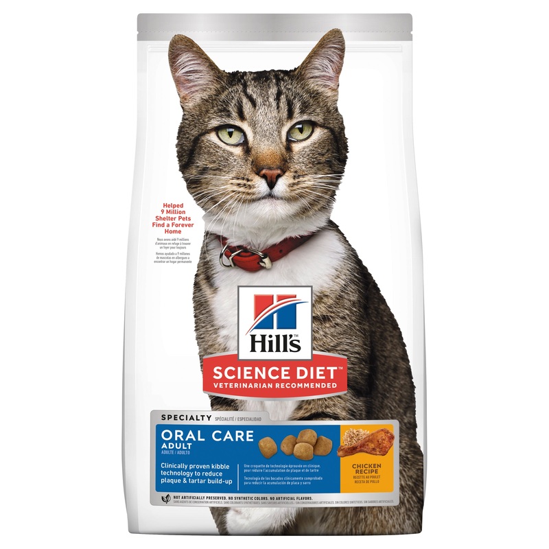 Hill’s Science Diet Adult Oral Care Dry Cat Food