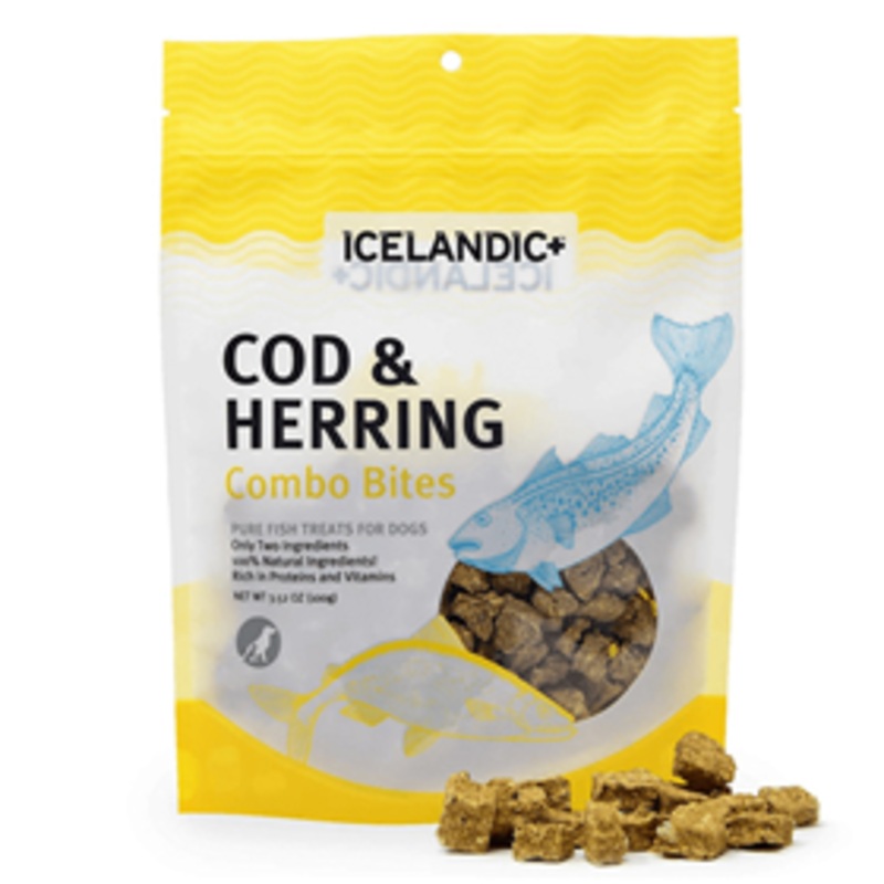Icelandic+ Cod & Herring Combo Bites Dog Treats