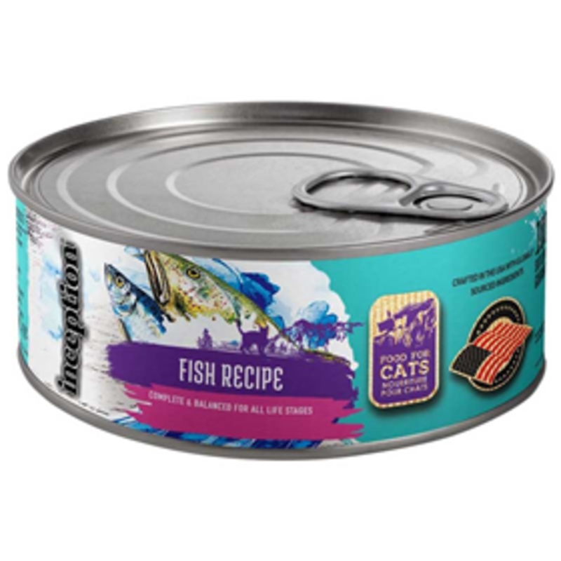 Inception Fish Recipe Food for Cats 5.5 oz.