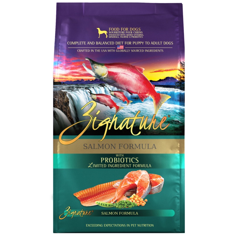 Zignature Salmon Formula Dry Dog Food, 4lb