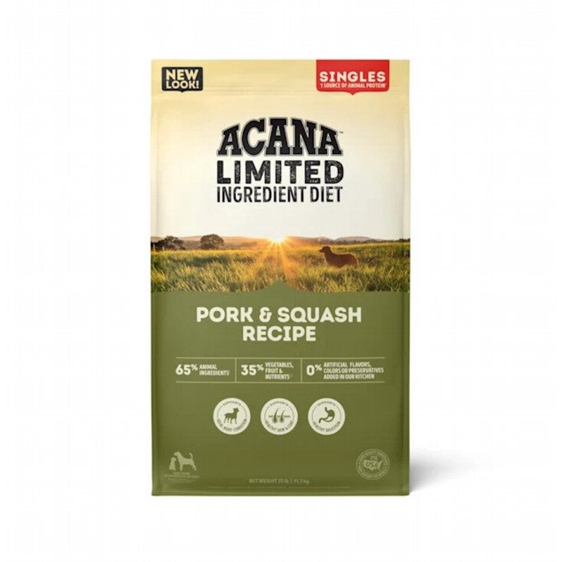ACANA Singles Pork & Squash Recipe Grain Free Dry Dog Food
