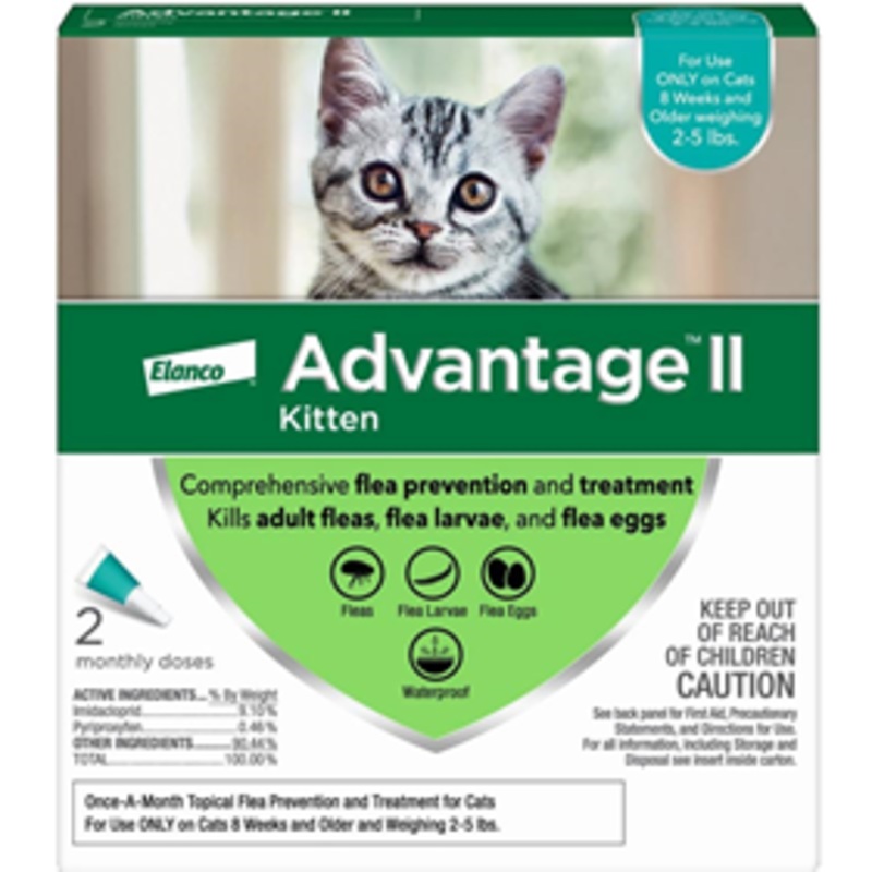 Advantage II Flea Topical for Kittens 2 pk