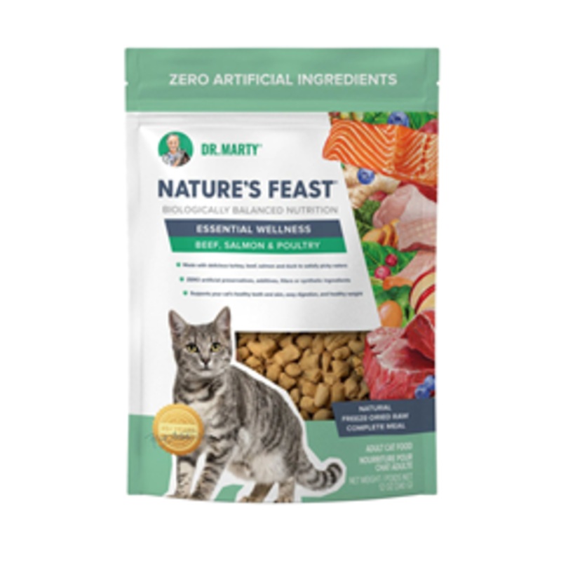 Dr Marty Nature’s Feast  Essential Wellness Beef, Fish and Poultry Cat Food