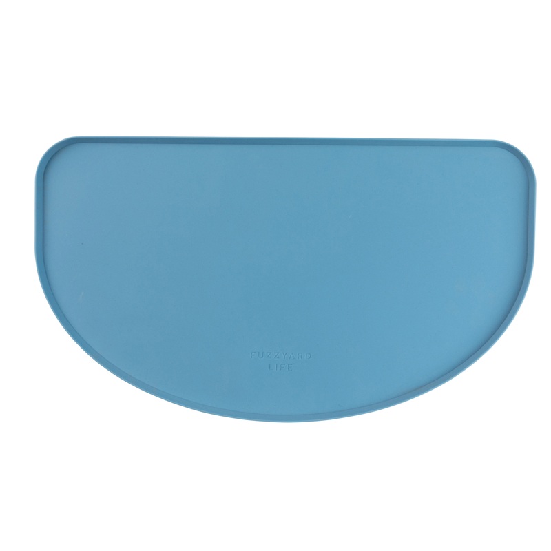FuzzYard Life Feeding Pet Mat French Blue