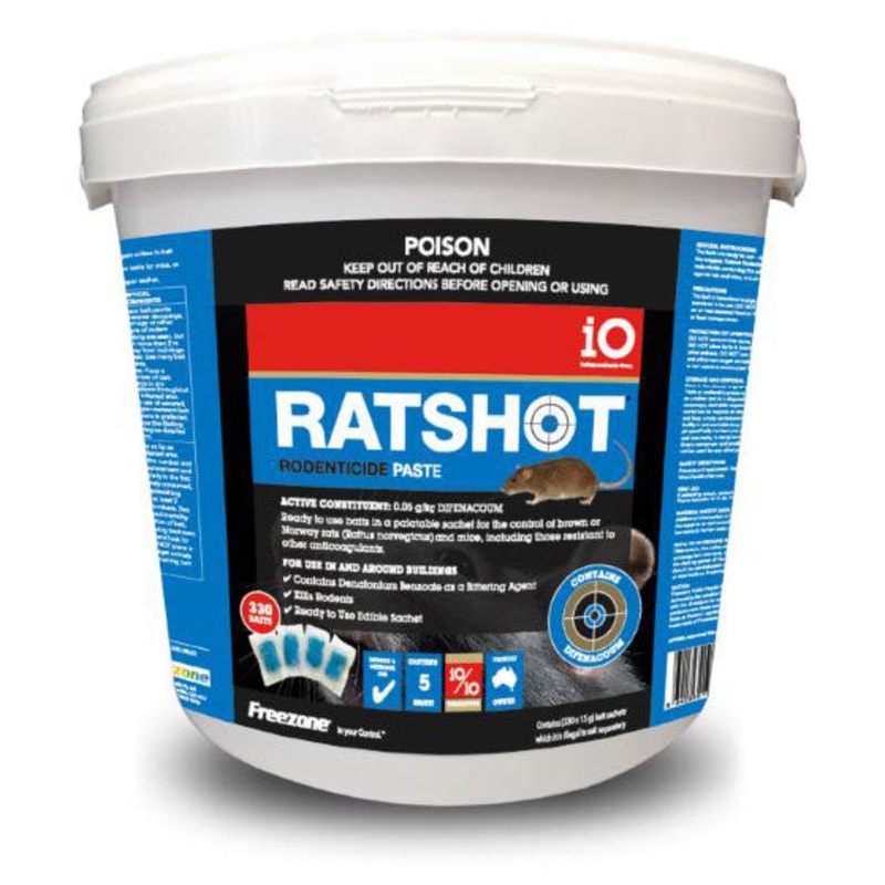 iO RATSHOT Paste BLUE Difenacoum