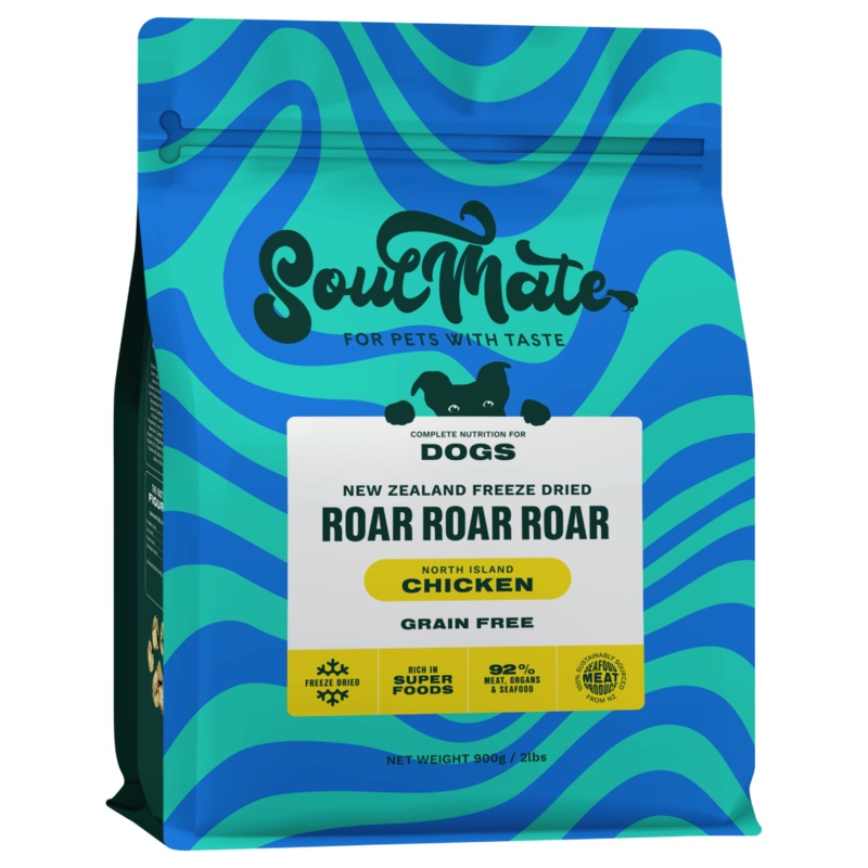 SoulMate Dog Freeze Dried Roar Roar Roar North Island Chicken 900g