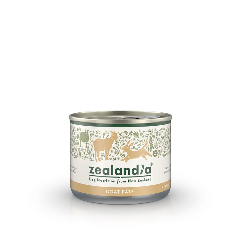 Zealandia Dog Nutrition from New Zealand – Wild Goat Pate 185g