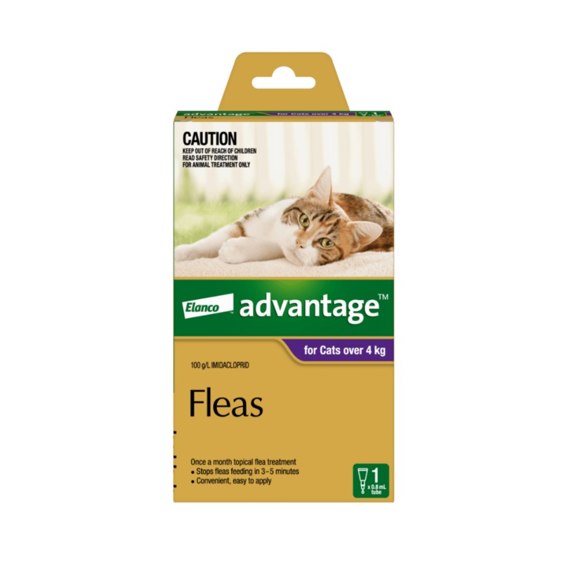 Advantage Purple for Large Cats (>4kg)