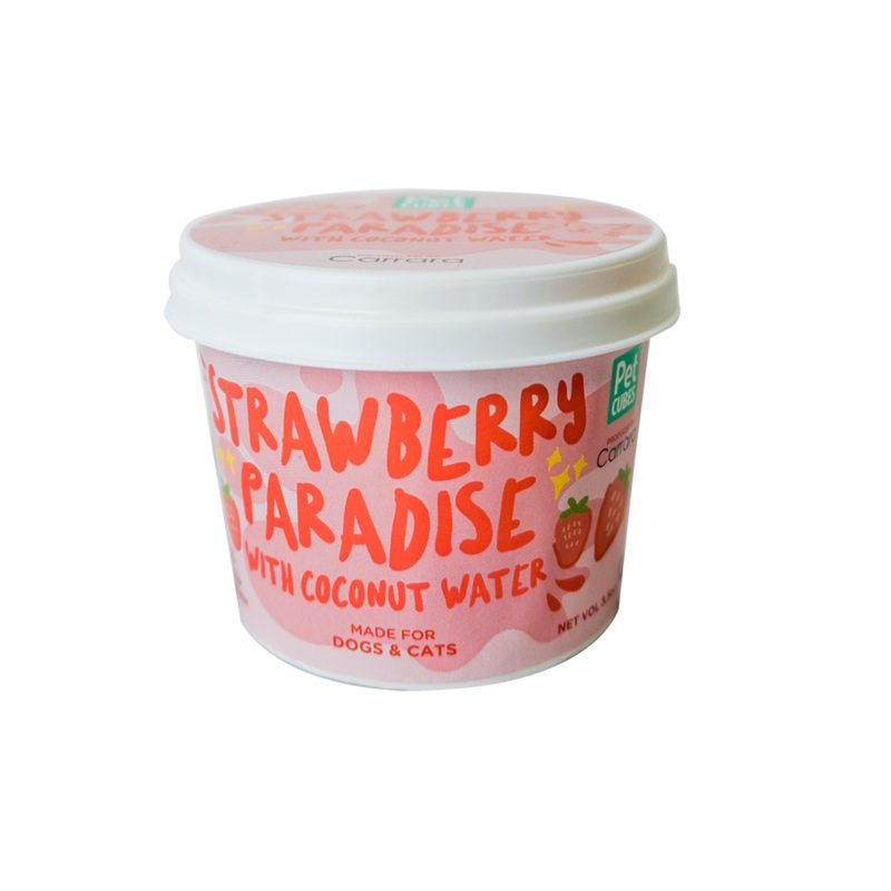 *FROZEN* PetCubes Dogs & Cats Icecream Strawberry Paradise 3.5oz ( NOT FOR DELIVERY )