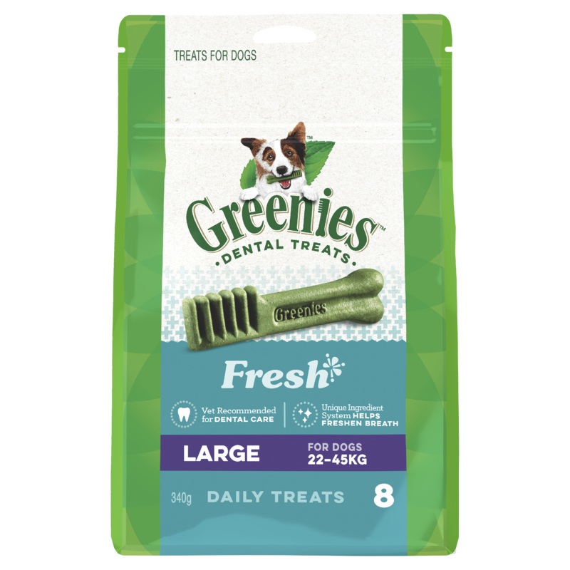Greenies Dog Fresh Mint Dental Health Treats for Large Dogs 340g