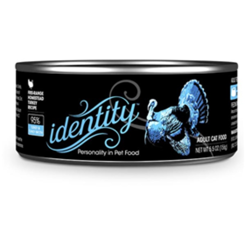 Identity 95% Free-Range Heritage Turkey Recipe Adult Cat Food 5.5 oz.