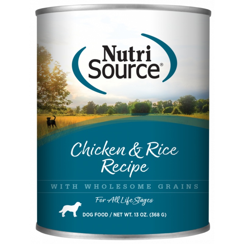 NutriSource Adult Chicken & Rice Canned Dog Food