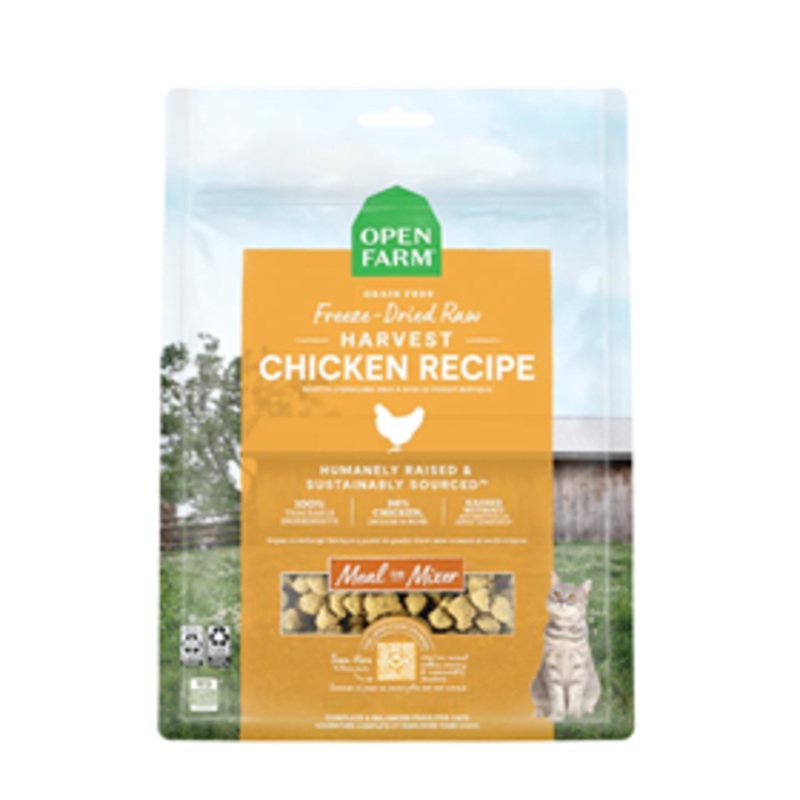 Open Farm Harvest Chicken Freeze Dried Raw Cat Food