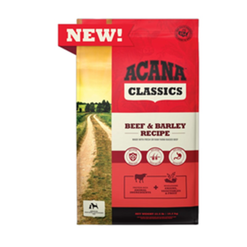 Acana Classics Beef and Barley Recipe