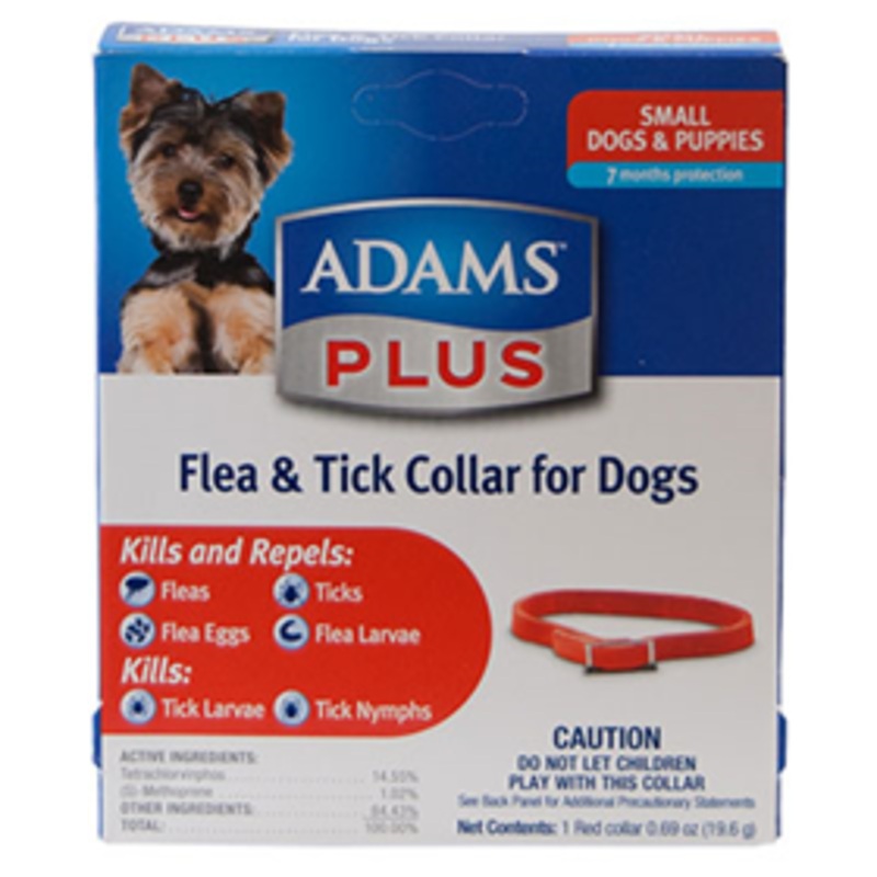 ADAMS Plus Flea & Tick Collar for Small Dogs & Puppies