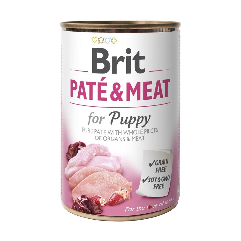 Brit Pat & Meat Puppy 400gr|1Pc|6Pk