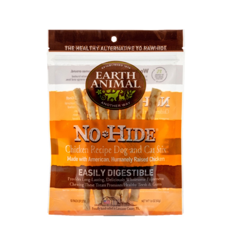 Earth Animal No-Hide Chicken Stix, Pack of 10