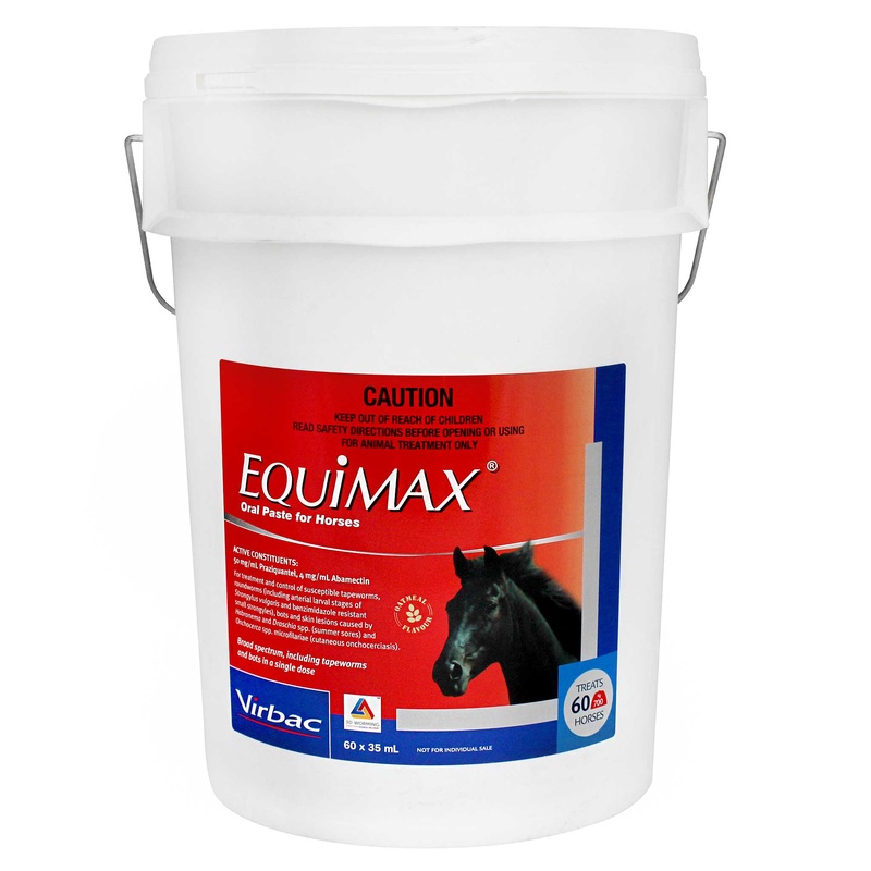 Equimax Oral Paste for Horses – Stable Pail 60 syringes