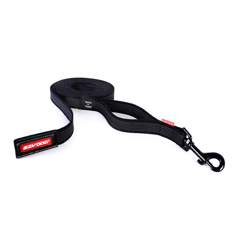 EzyDog Track N Train Leash|Black|Red