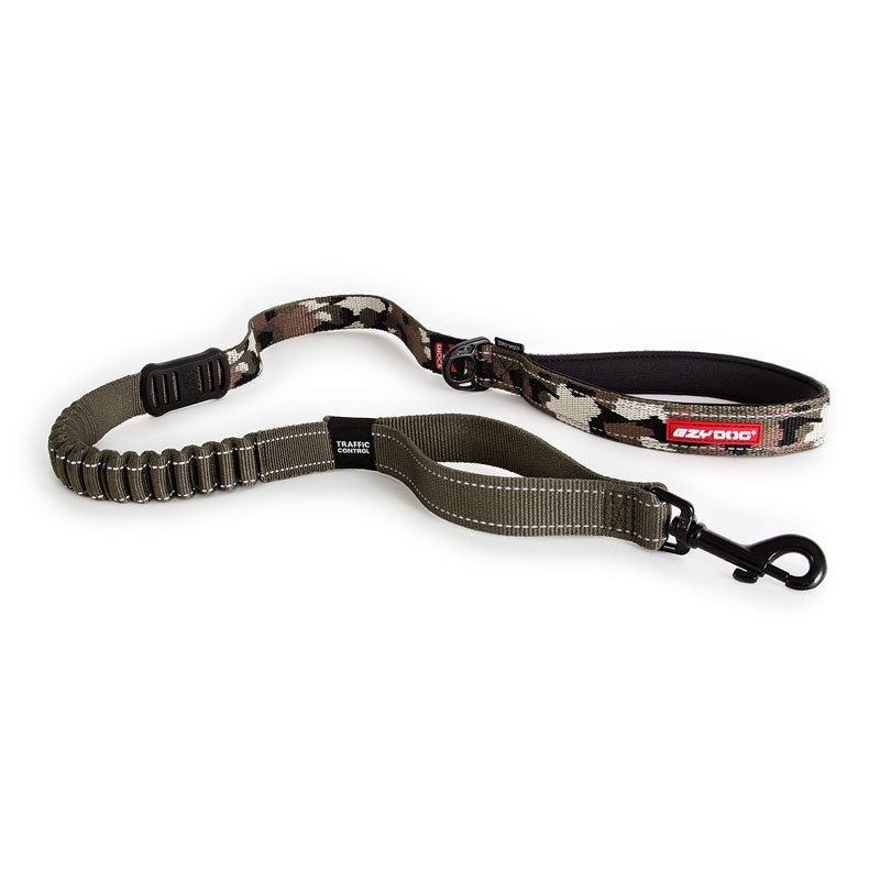 EzyDog Zero Shock Leash|25″|48″|Black|Blue|Purple|Red|Green Camo|Pink