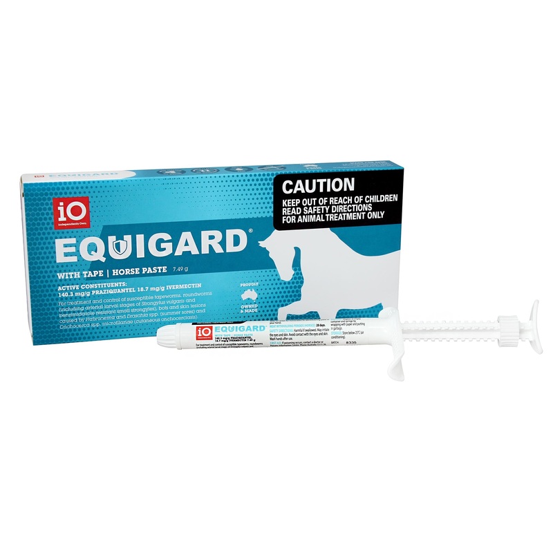 iO Equigard Blue with Tape Horse Worming Paste 7.49g