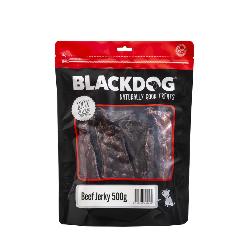Blackdog Beef Jerky Dog Treat|100g|500g