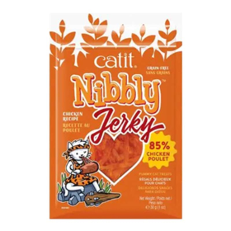 Catit Nibbly Chicken Jerky 1oz