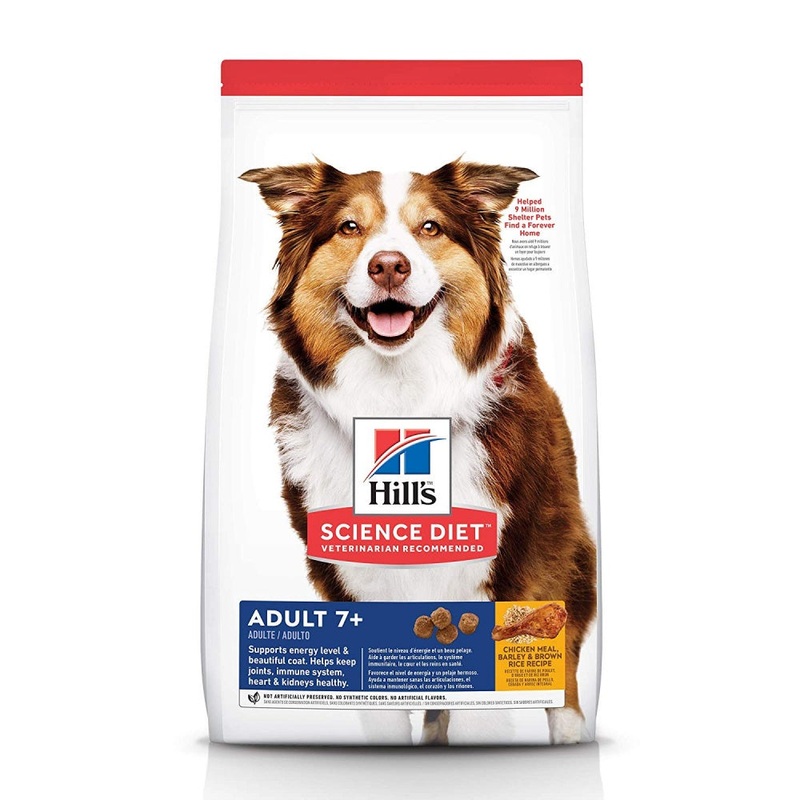 Hill’s Science Diet Adult 7+ Chicken, Rice, and Barley Recipe Dry Dog Food