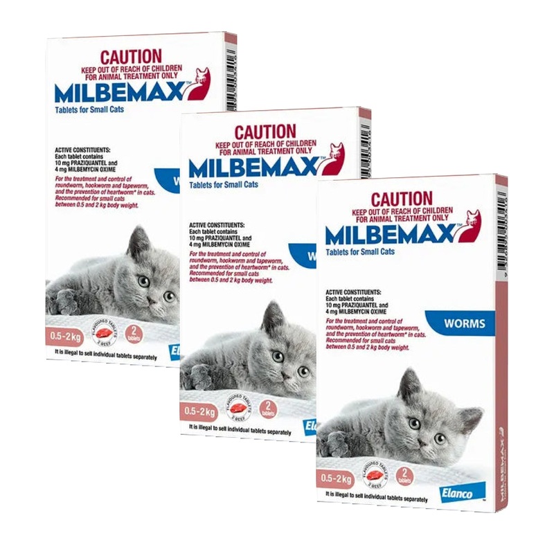 Milbemax Broad Spectrum Wormer for Cats – Value Bundle