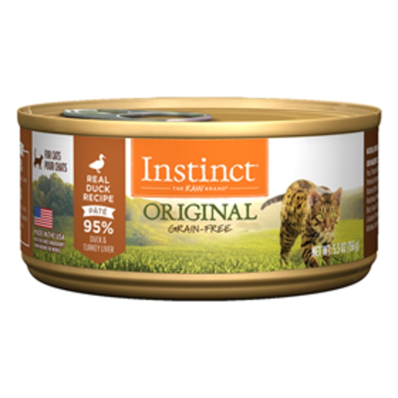 Nature’s Variety Instinct  Grain-Free Duck Formula Canned Cat Food 5.5 oz