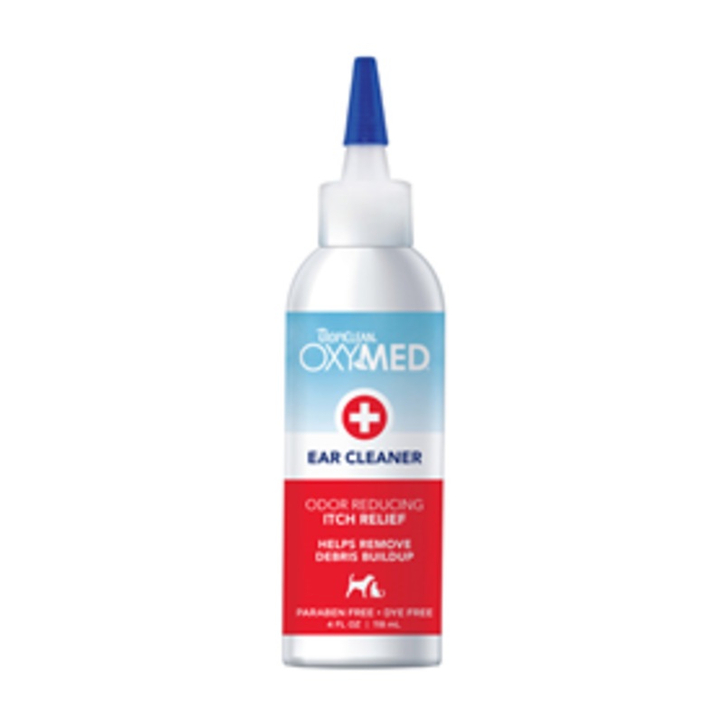 TropiClean OxyMed Odor Reducing Ear Cleaner 4 oz.
