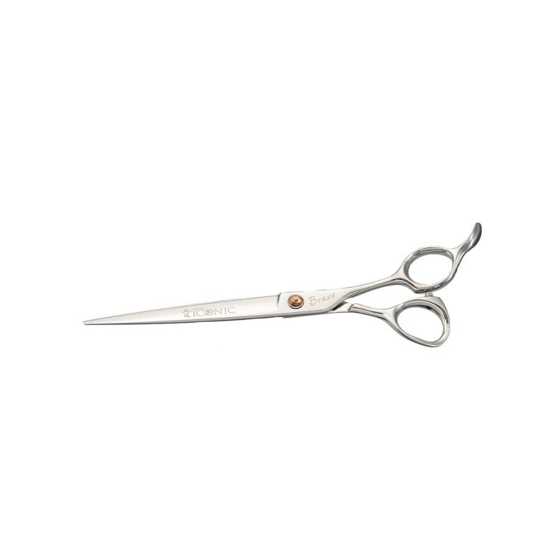 True Iconic Bravo Straight Shear with Teeth 7.25