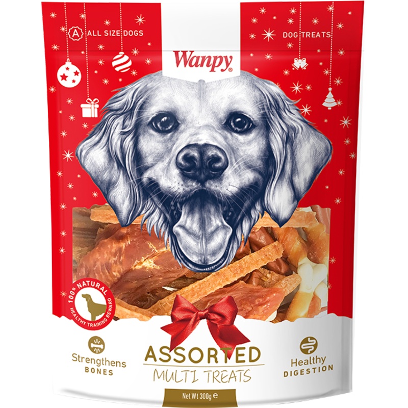 Wanpy Dog Assorted Multi Treats Pack 300g