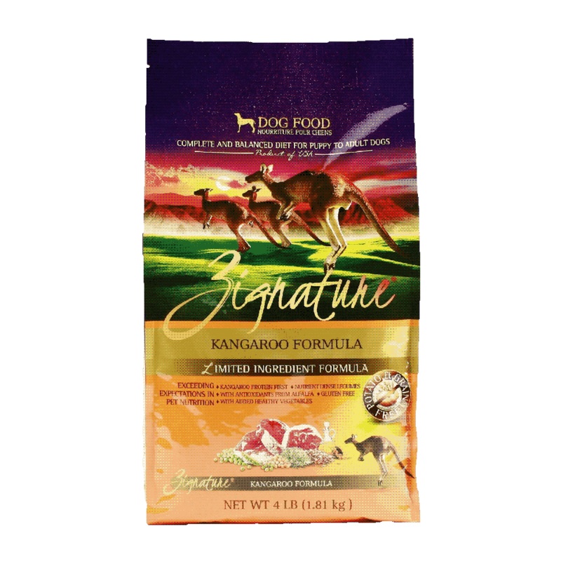 Zignature Dog Kangaroo Formula 4lb