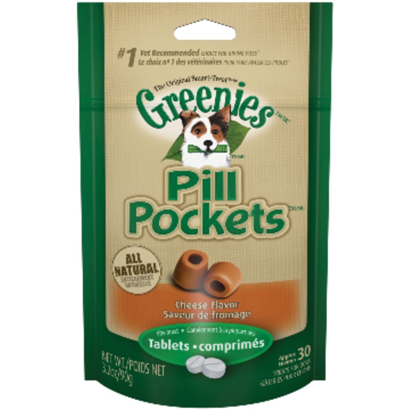 Greenies Pill Pockets Canine Cheese Flavor Dog Treats