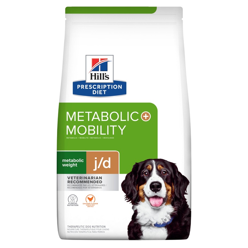 Hill’s Prescription Diet Metabolic Weight + j/d Mobility Care Dry Dog Food