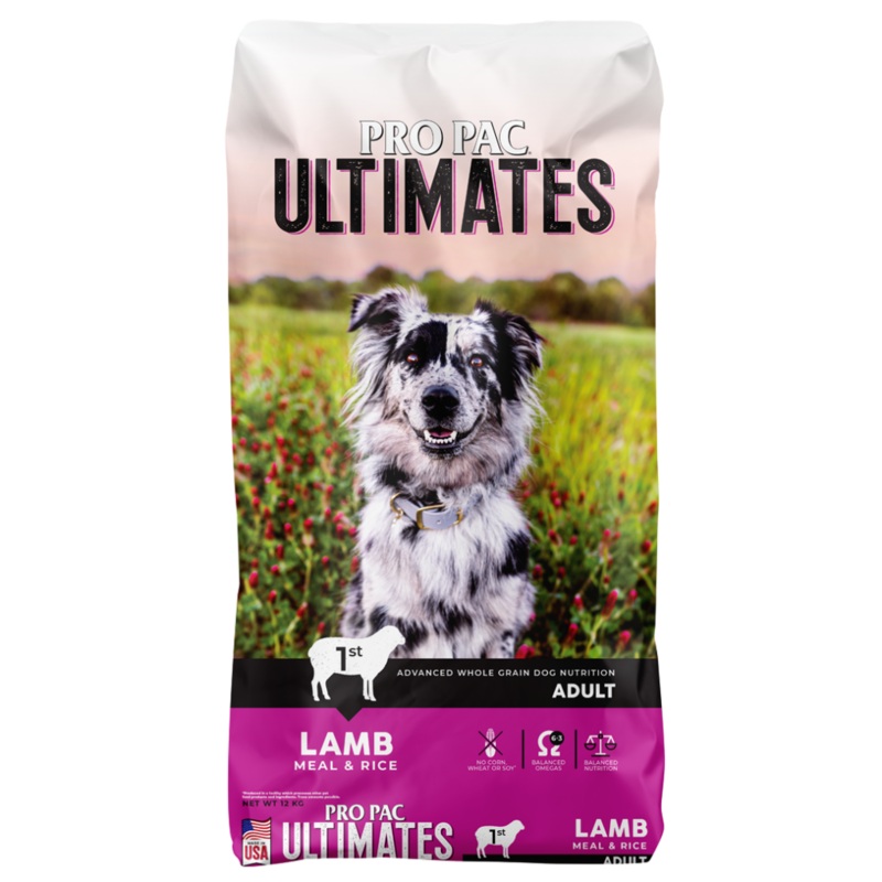 PRO PAC Ultimates Lamb Meal & Brown Rice Formula Recipe Dry Dog Food