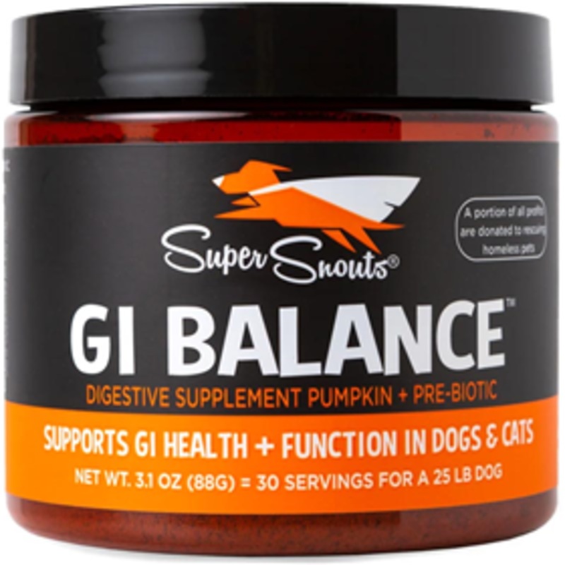 Super Snouts GI Balance Digestive Supplement Pumpkin & Pre-Biotic for Dogs & Cats 88g