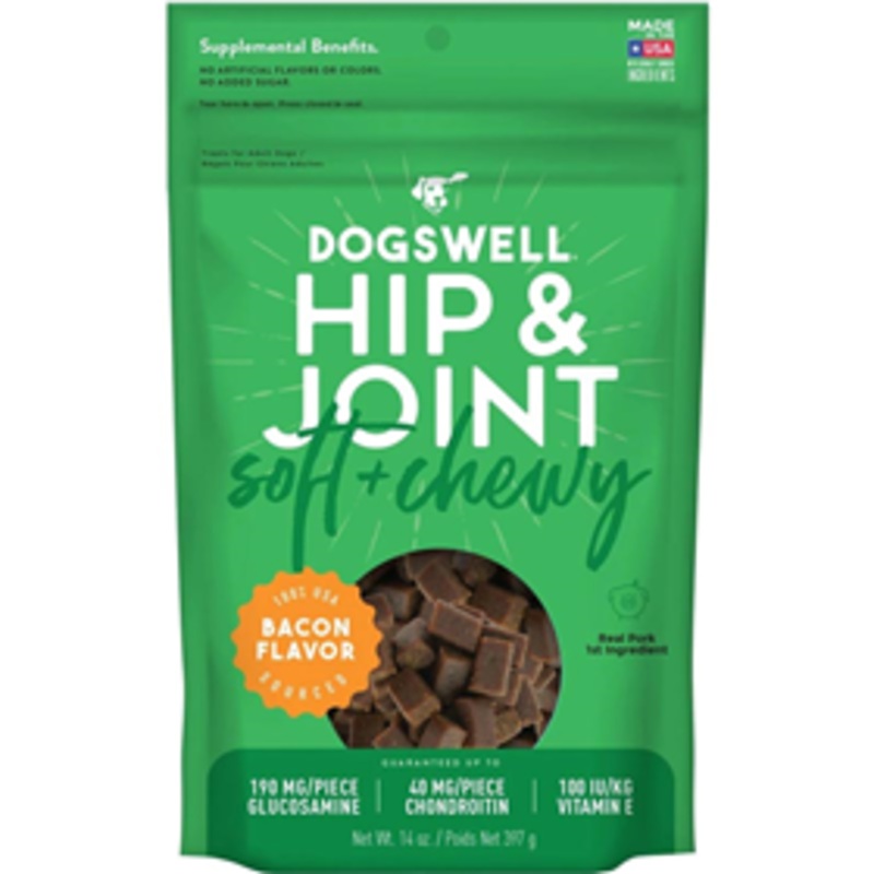 Dogswell Hip & Joint Soft & Chewy Treats Bacon Flavor 14 oz.