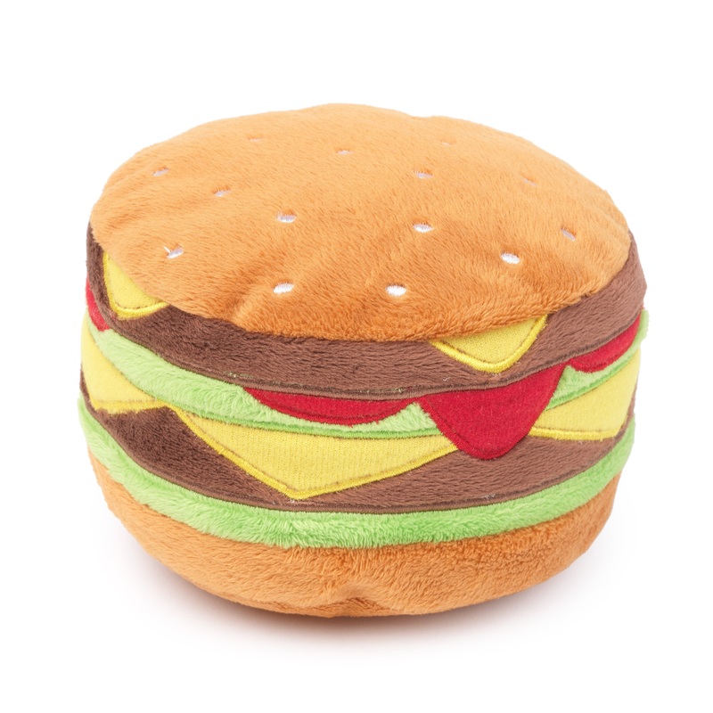 FuzzYard Hamburger Dog Toy