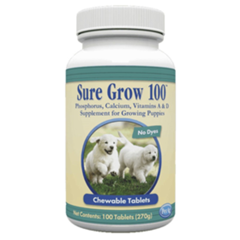 PetAg Sure Grow 100 Chewable Tablets 100ct